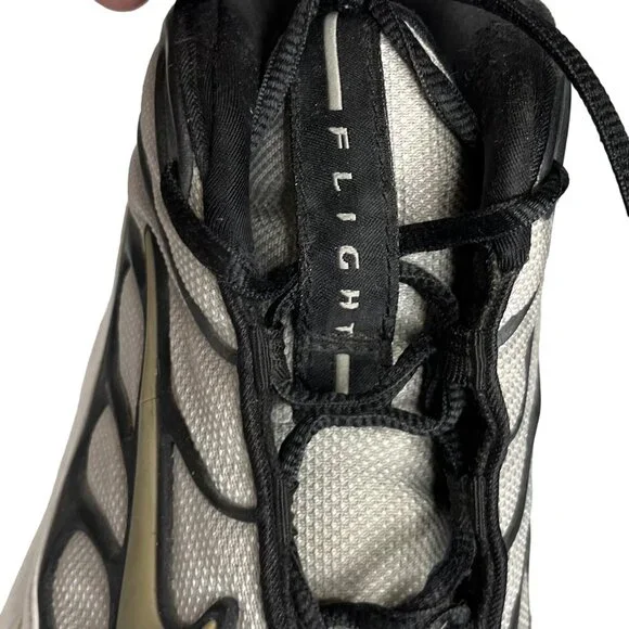 Nike Air Flight Determination Sneakers Mens Size 12.5 Lace Up White Black Rare - Picture 8 of 16